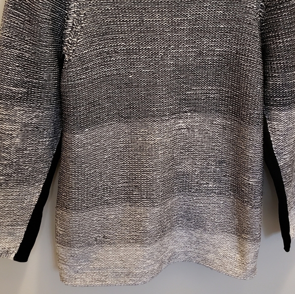 Helmut Lang Black Ombre & Sheer Crewneck Sweater L NWOT - Picture 5 of 12